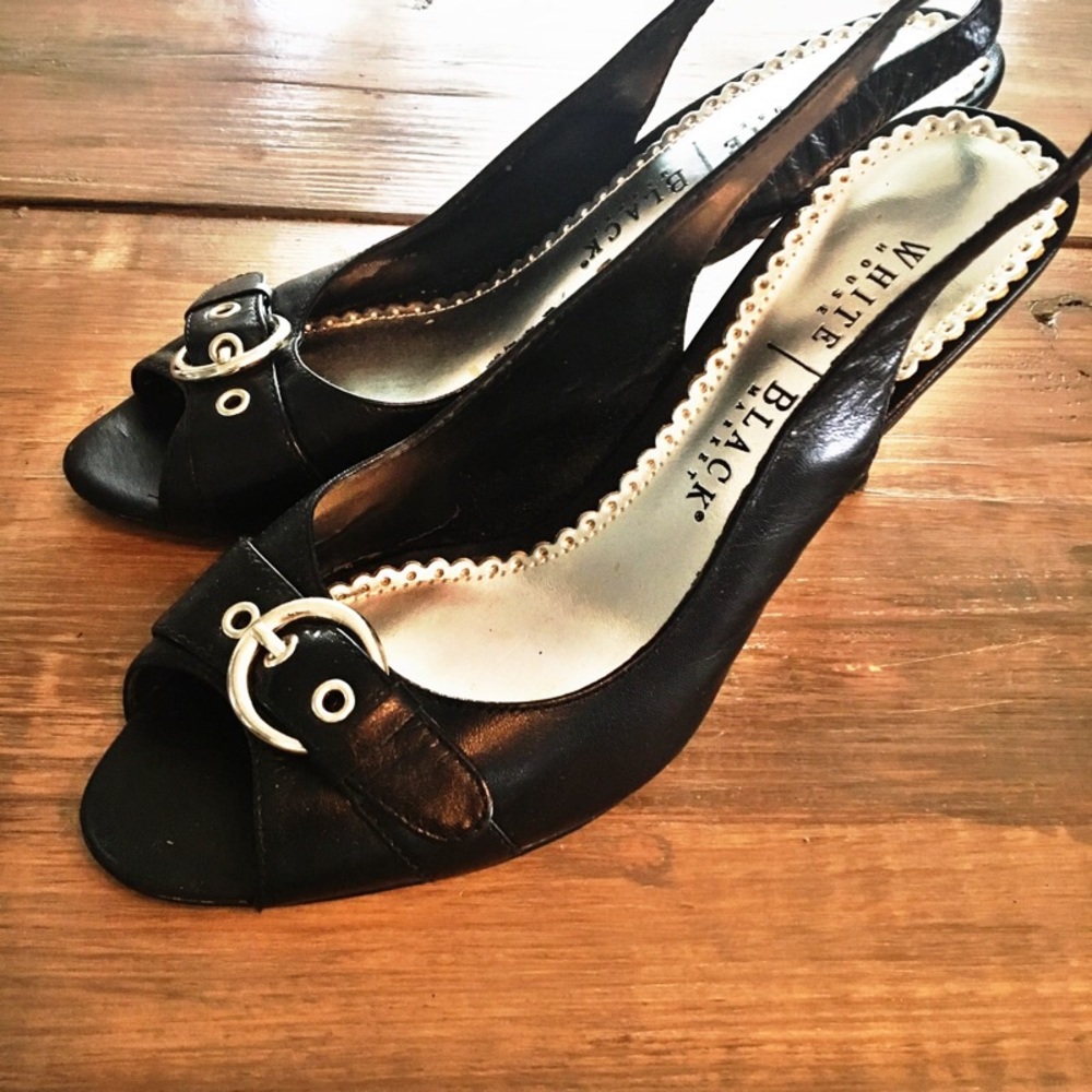 Black House White Market, Peep Toe Sling Backs, 8